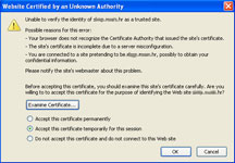 provjera certifikata